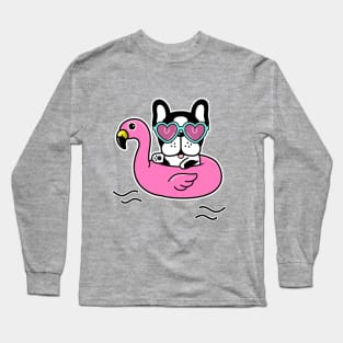 French bulldog Shirt for kids Vacay Mode Summer Vacation Frenchie Graphic Long Sleeve T-Shirt